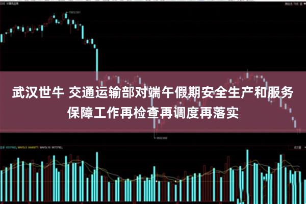 武汉世牛 交通运输部对端午假期安全生产和服务保障工作再检查再调度再落实